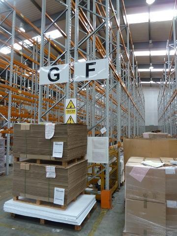 (2) Rows of Boltless Pallet Racking – approx. 54m x 900mm x 6m (h)