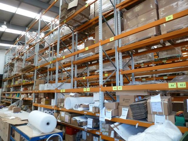 (1) Row of Boltless Pallet Racking – approx. 19m x 900mm x 6m (h)