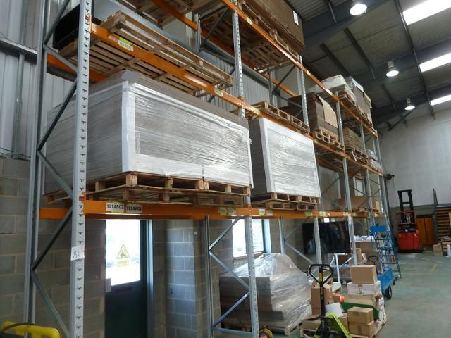 (1) Row of Boltless Pallet Racking – approx. 13.5m x 900mm x 5m (h)