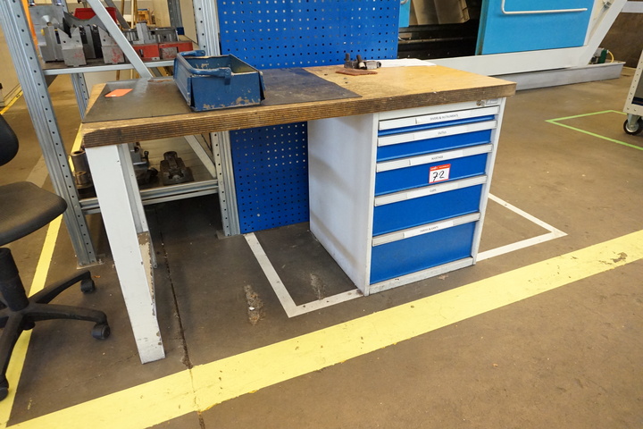 Garant Bench with 5 Drawer Cabinet