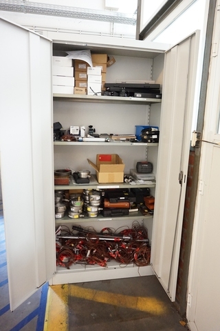 Cupboard with Flow Meters