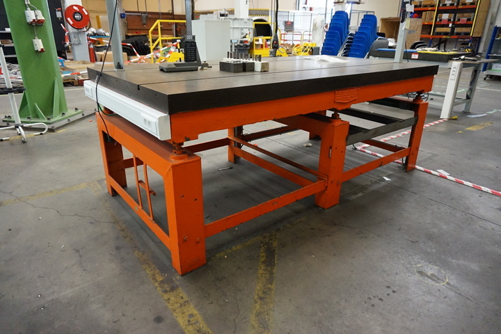 Steel Table with Height Gauge 2460mm x 1240mm