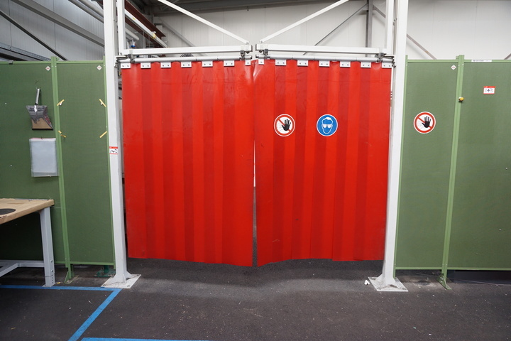 Welding Booth 5.8m x 6m x 2.2m High