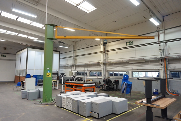 Demag 500kg Jib Crane with Demag Hoist