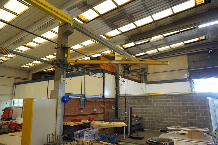 Girder Mounted 500kg Crane with Demag Hoist