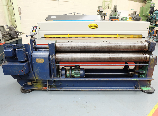 Powered Pyramid Sheet Metal Bending Rolls