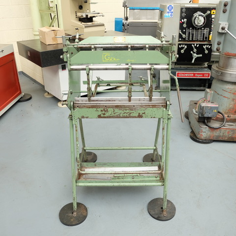 GABRO Type BF 620 Box Pan Manual Sheet Metal Folder.