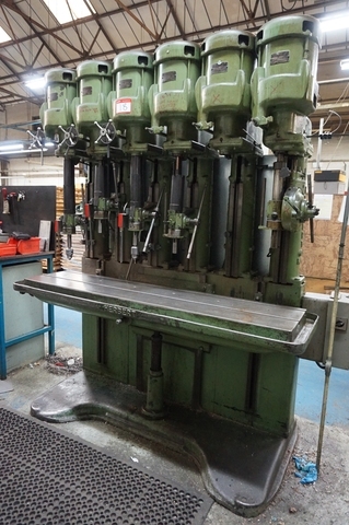 Herbert 6 Spindle Drill Table