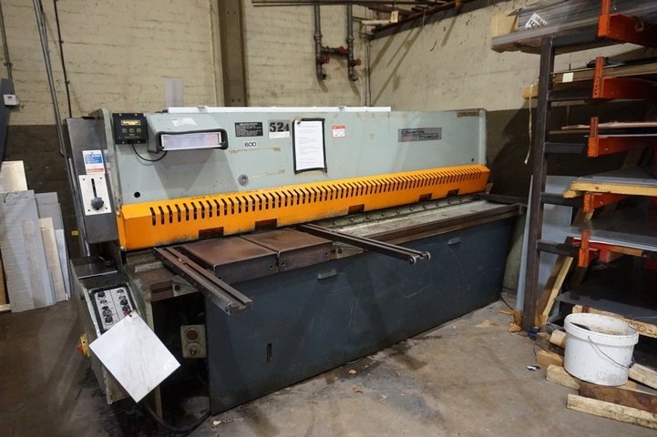 Edwards 4/2500 Truecut 2500mm x 4mm Hydraulic Swing Beam Guillotine