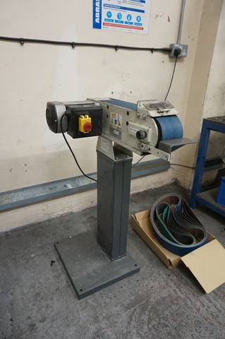 4” Belt Linisher JSG100, Belt Speed 19M/S