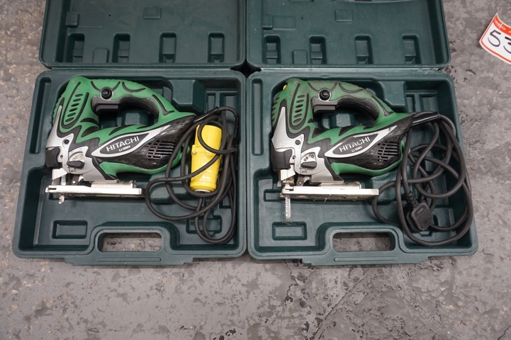 (2) Hitachi CJ 110MV Jig Saws