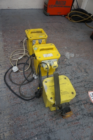 (3) Transformers 230 Volt – 110 Volt