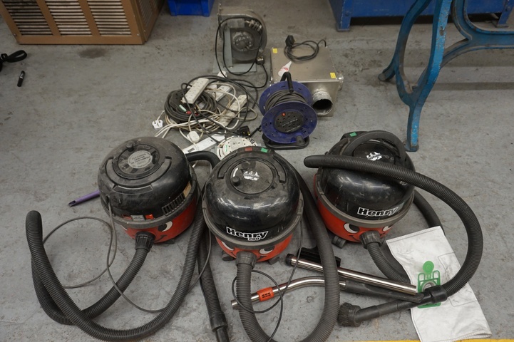 (3) Henry Vacuum Cleaners