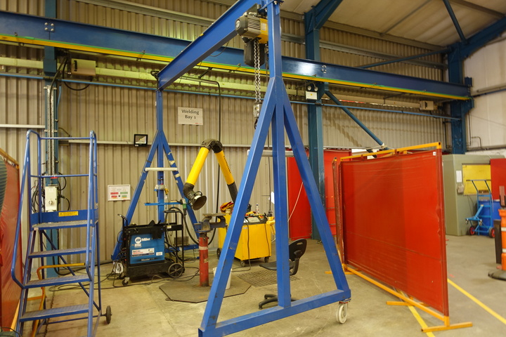 Lifting Frame with Yale 2-Ton Electric Hoist
