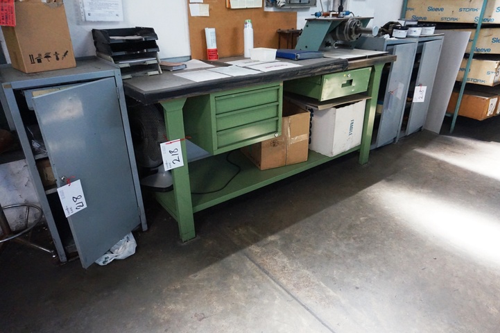 Quantity of Work Benches and Cabinets