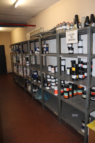 Seven Section Steel Shelving