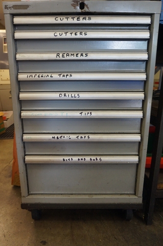 8 Draw Cabinet including Cutters