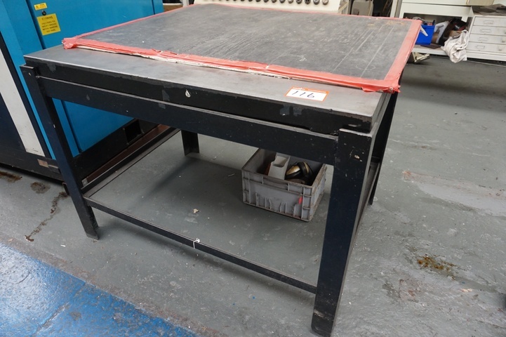 Black Steel Table 4ft x 3ft