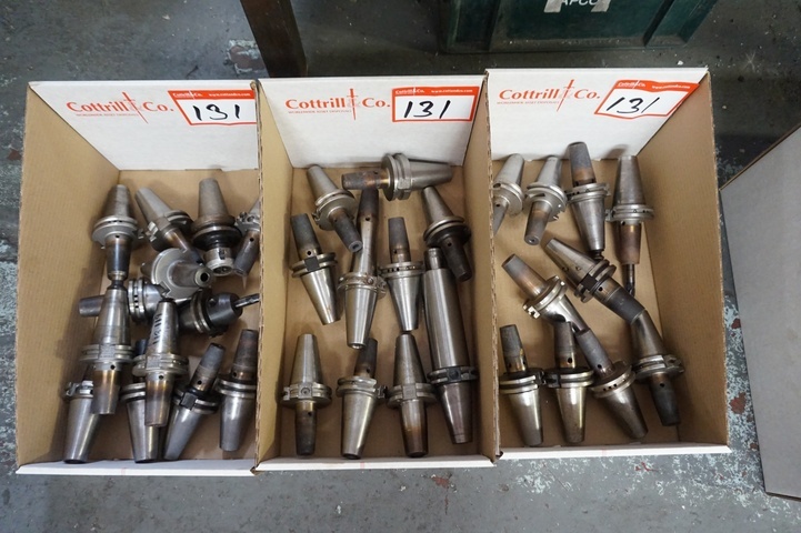 (3) Boxes of CAT40 Tooling