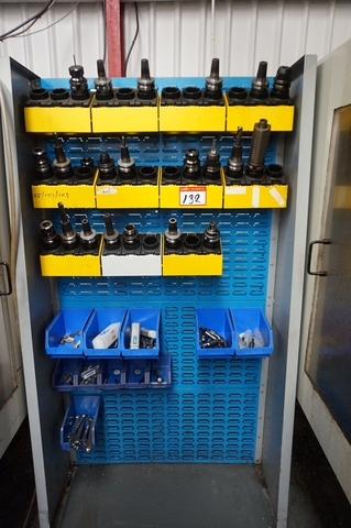 Rack of BT40 Tooling with Cutters