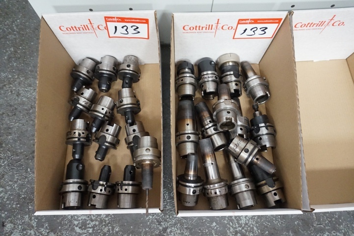 (2) Boxes of HSK 63 Tooling