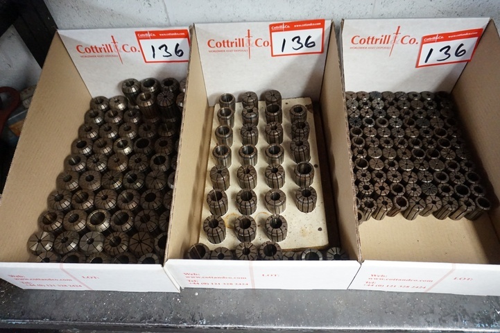 (3) Boxes of Collets