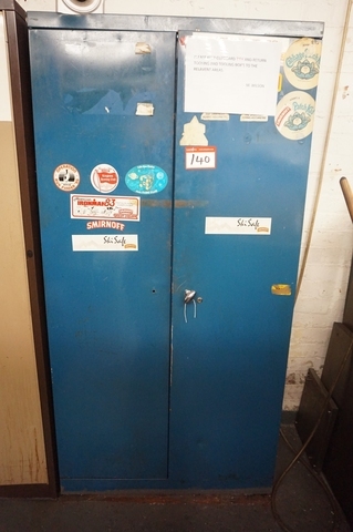 Cupboard with Qty Cutters & Drills