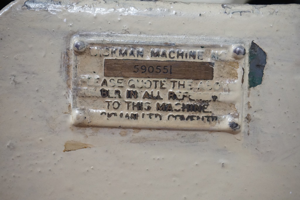 Wickman 8” Lapping Machine