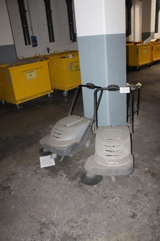 (2) Gansow 464 Electric Floor Sweepers