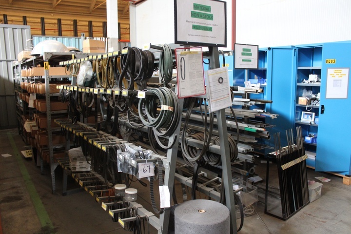 Contents of Racking and Cupboards