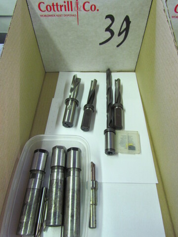 Qty Tipped Drills and Straight Shank Collet Holders