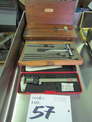 Depth Gauge and Digital Caliper