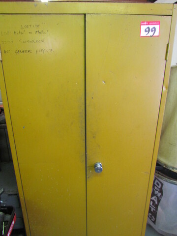 Yellow Workshop Cupboard