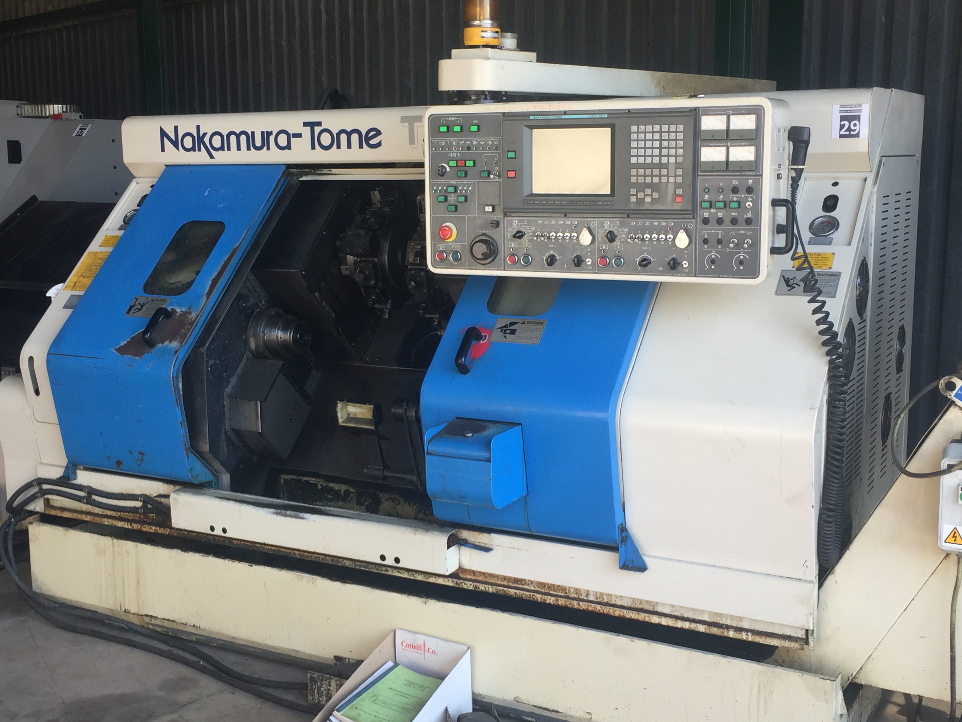 Nakamura-Tome TW-10 6-Axis Twin Turret CNC Lathe