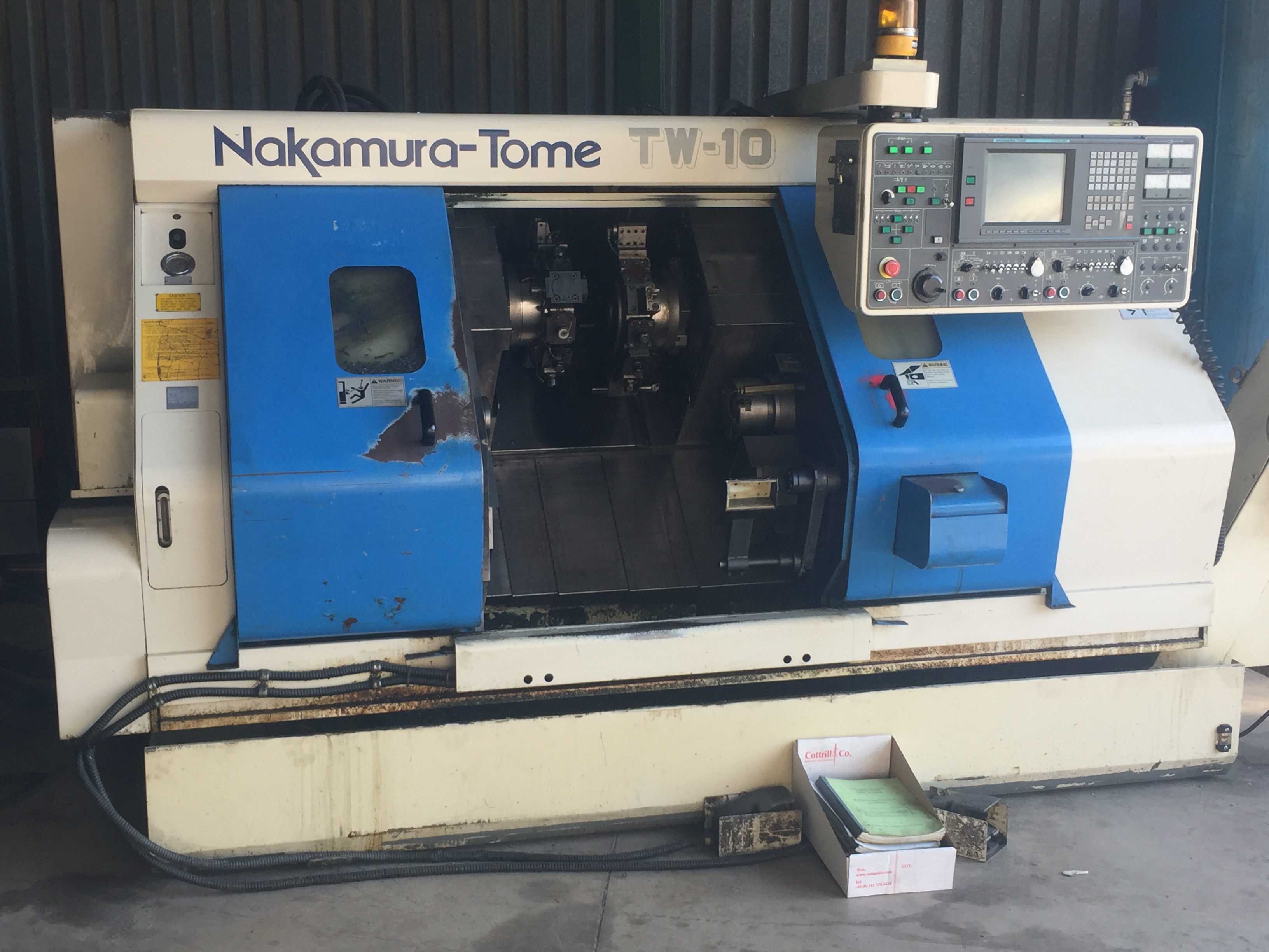 Nakamura-Tome TW-10 6-Axis Twin Turret CNC Lathe