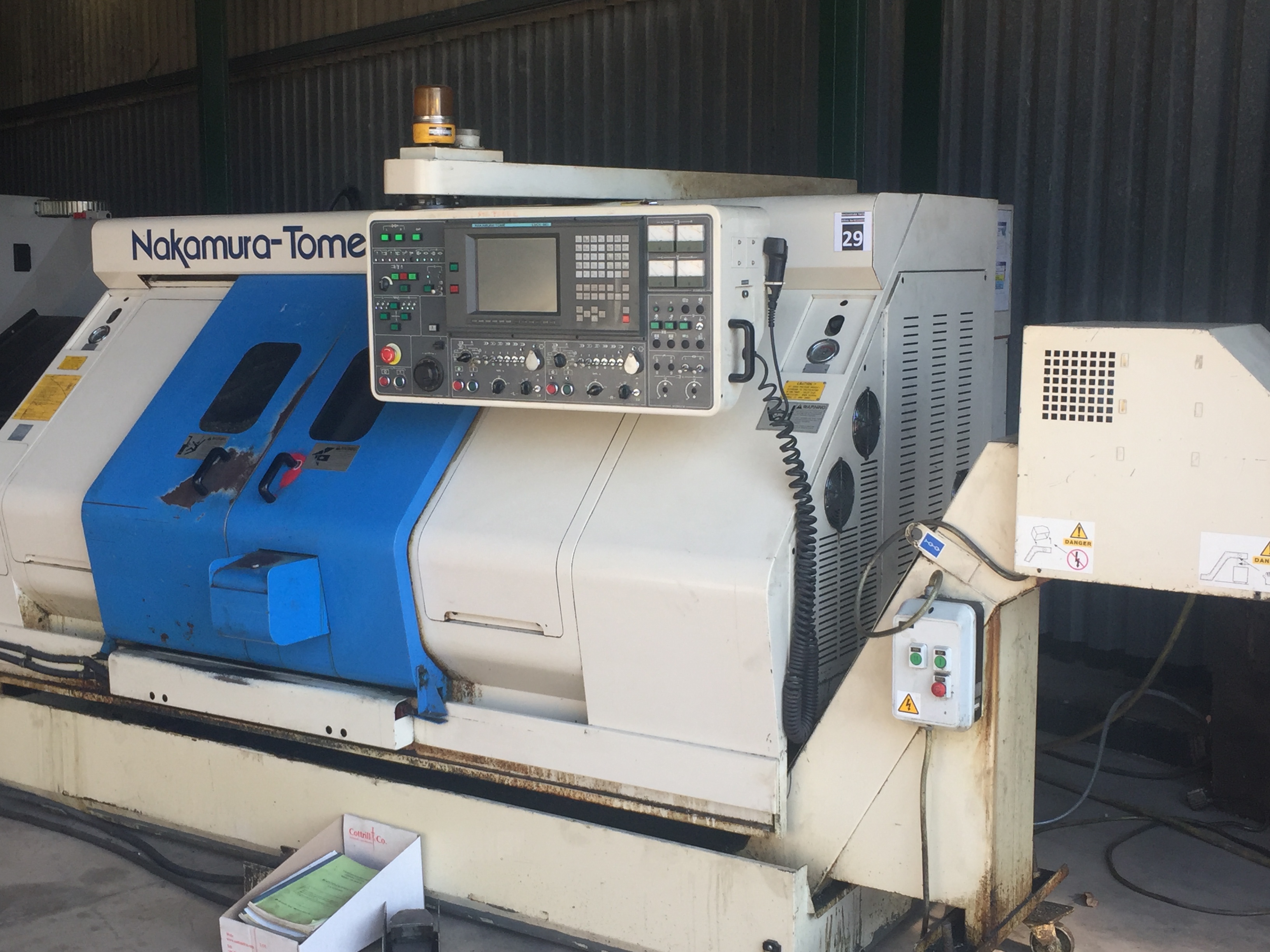 Nakamura-Tome TW-10 6-Axis Twin Turret CNC Lathe