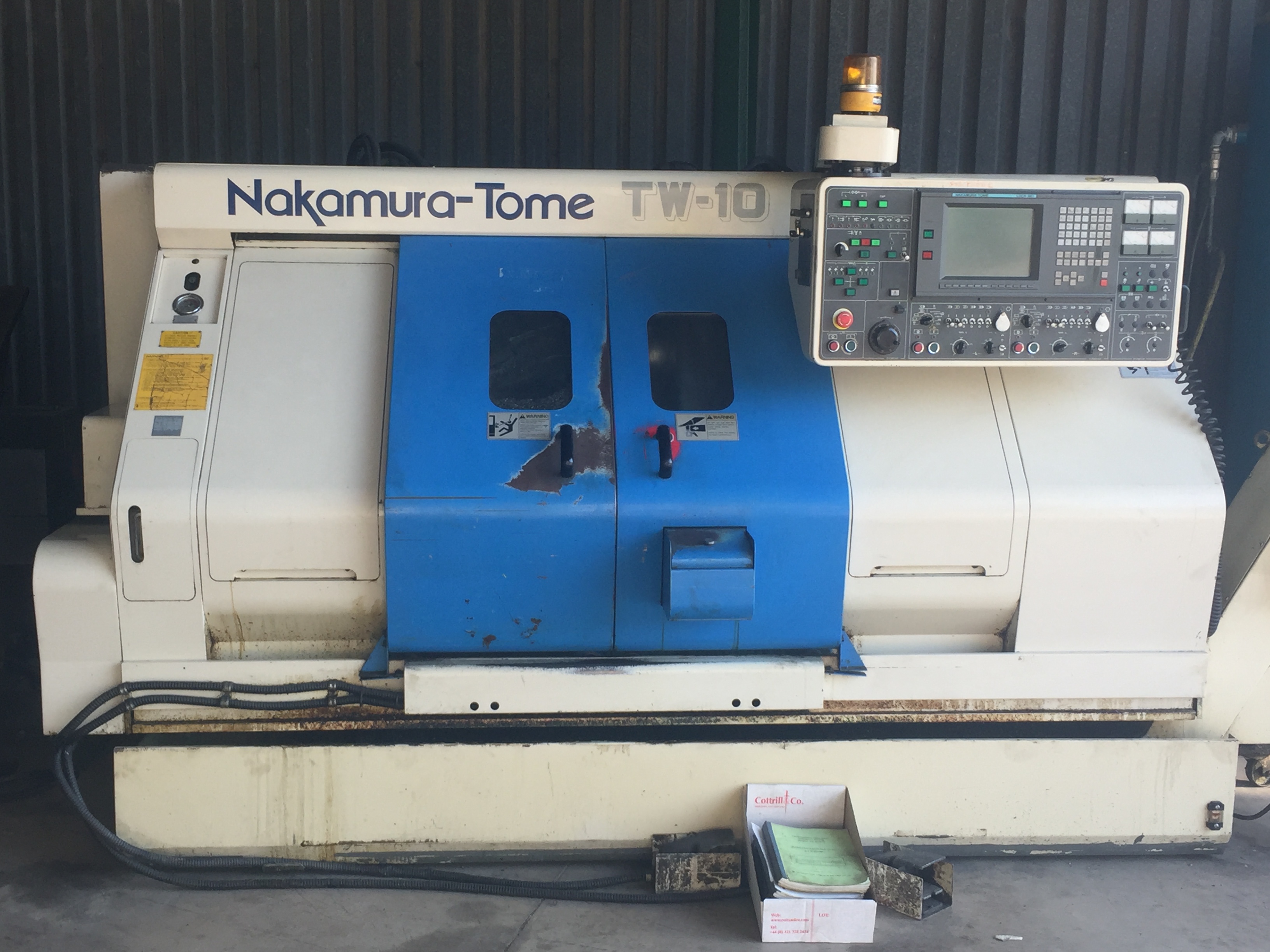 Nakamura-Tome TW-10 6-Axis Twin Turret CNC Lathe