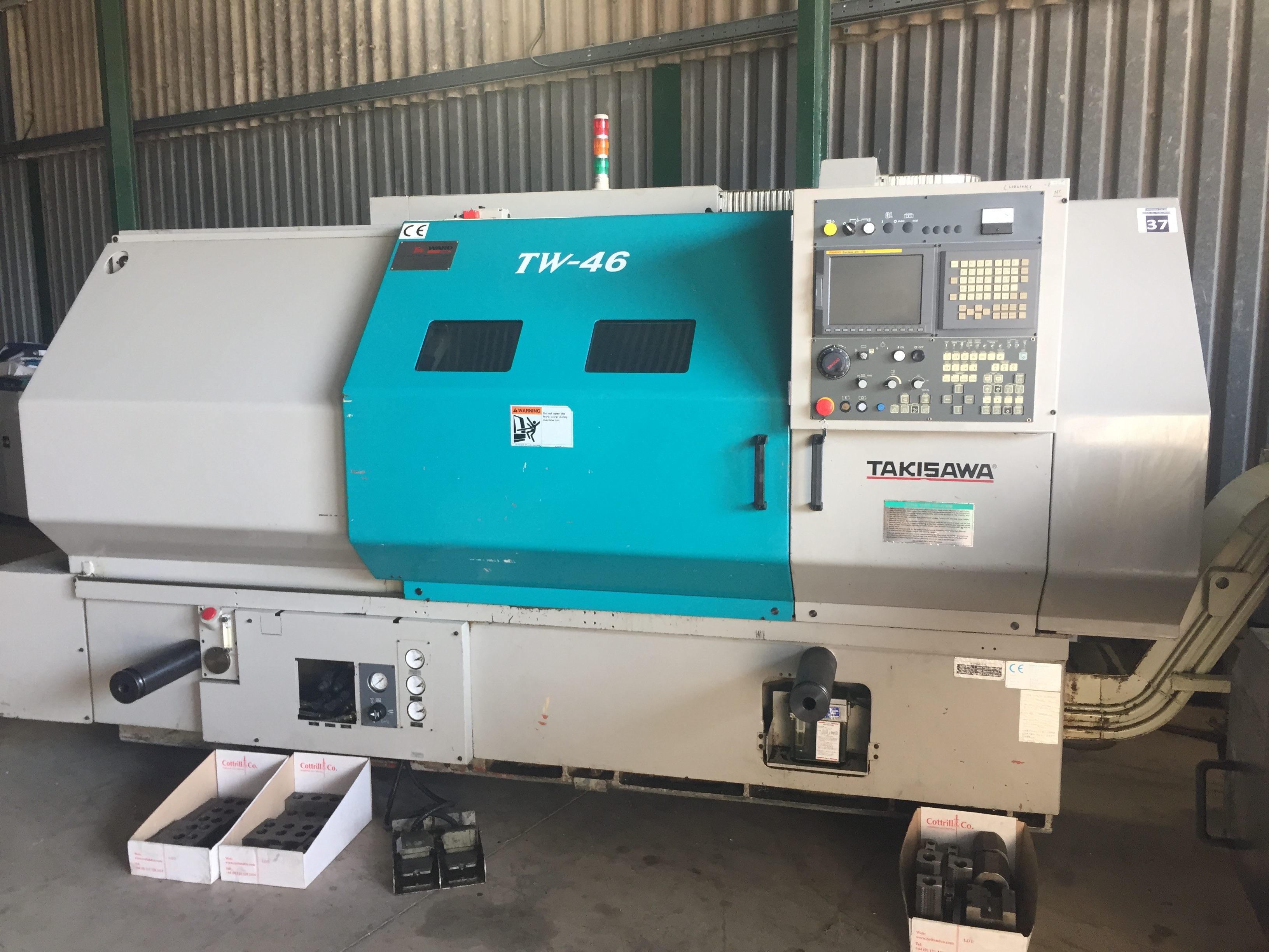 Takisawa TW-46 2-Axis CNC Lathe