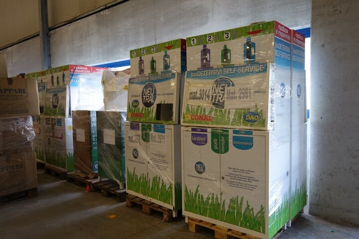 Various dispensers for detergents