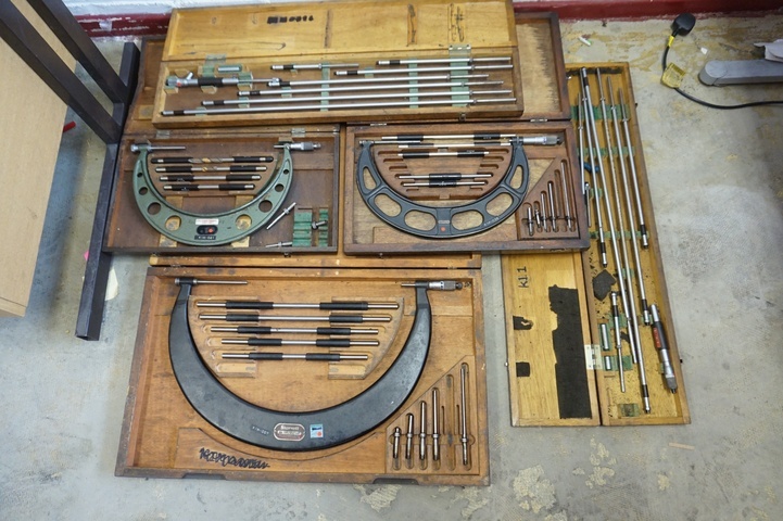 Qty of Imperial Inside & Outside Micrometers