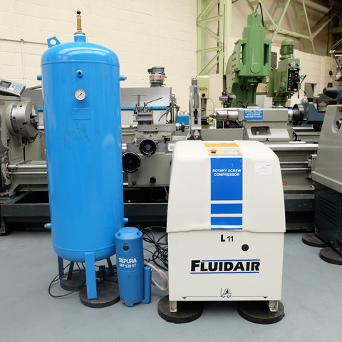 Fluidair Type L11-7.5 Rotary Screw Air Compressor