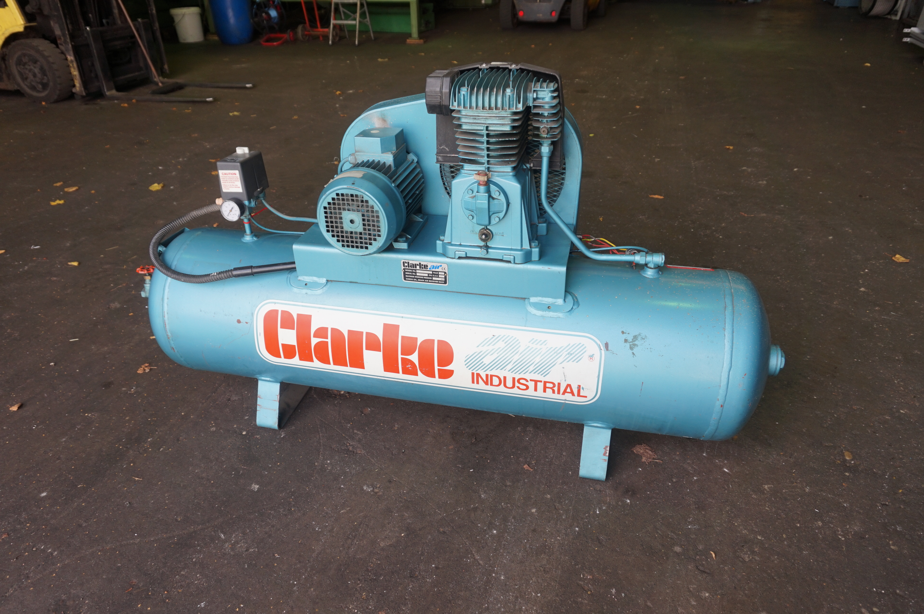 Clarke Air Cylinder SE15C160, Max Pressure 10.2 Bar