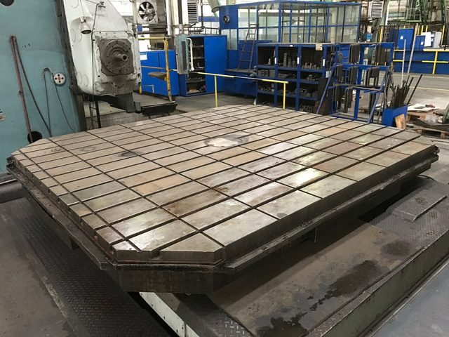 Skoda Powered Rotary Table 3.5m x 4m