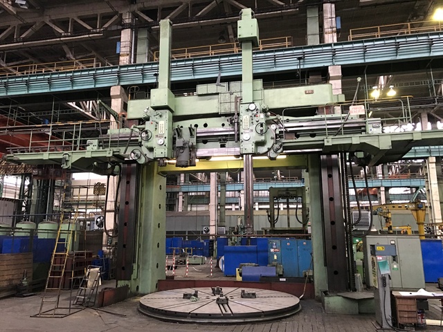 CKD Blansko 50E Twin Column Ram Type Vertical Turning Lathe