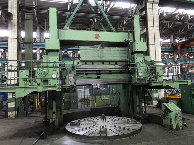 CKD Blansko Type 4000 Twin Column Ram Type Vertical Turning Lathe