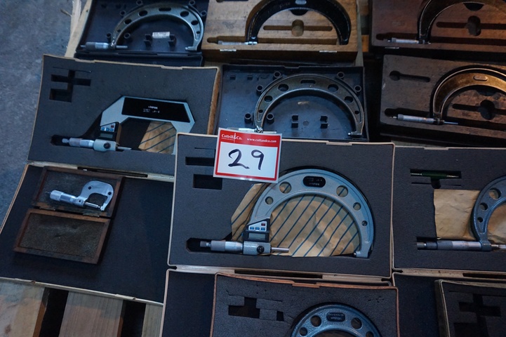 Qty of Imperial Micrometers, External Gauges