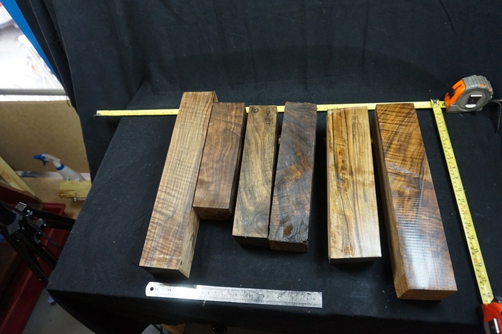 (6) Pieces of Exhibition Grade Turkish Walnut