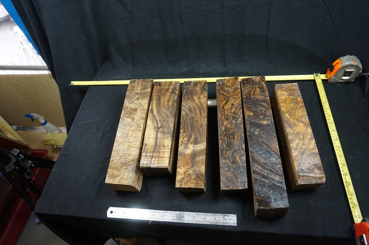 (6) Pieces of Exhibition Grade Turkish Walnut