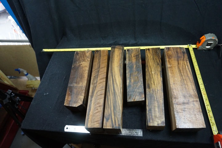 (6) Pieces of Exhibition Grade Turkish Walnut; Stock Blank for Forend