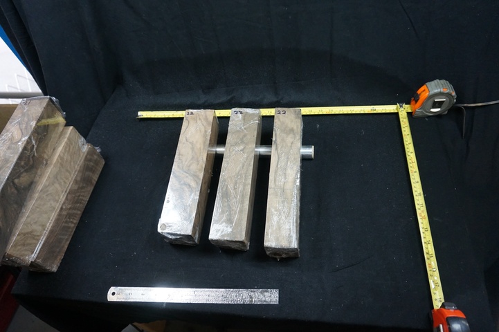(3) Pieces of Exhibition Grade Turkish Walnut; Stock Blank for Forend